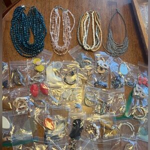 Jewelry lot-costume jewelry including Necklaces and Earrings